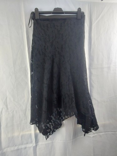Look black lace - black, asymmetric