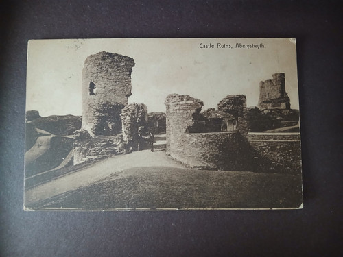 Vintage postcard aberystwth - vintage,