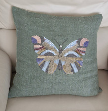 Sequin Butterfly Dragonfly Cushion Covers  Decorative Assorted Colours 45 x 45cm