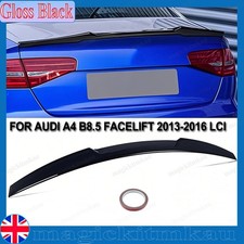 FOR AUDI A4 B8.5 GLOSS BLACK