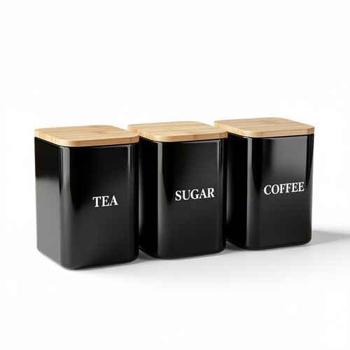 Pcs square canister - 3,