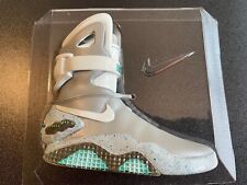 BACK TO THE FUTURE II NIKE MAG 4" CERAMIC BOOT IN YELLOW MAGNETIC FLAP BOX RARE