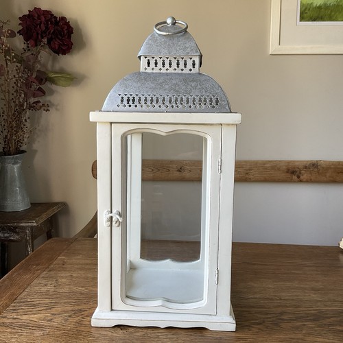 Large white painted wood - painted,