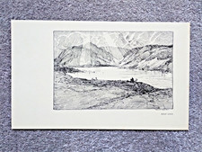 Holy Loch, Scotland  - Antique Print - 1927