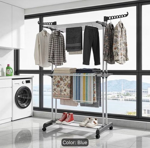 Tier clothes airer foldable - 4,