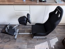 Thrustmaster T-GT II Racing Wheel, Base, and Pedal Set and Playseat Evolution