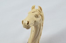 Hand Carved Small Stallion Walking Stick Cane Top Handle Antler Horn Sheffield