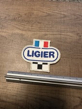 vintage patch car racing logo ligier