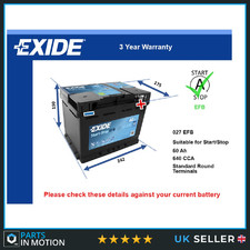 EFB Car Battery fits ALFA