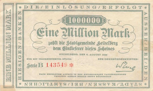 Heidelberg city 1 million - city,