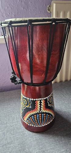 Djembe drum 30cm hand - drum, hand-painted