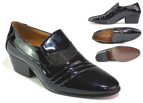 Mens black patent - black,