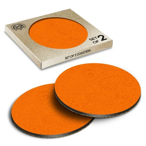 Boxed round coasters - x,