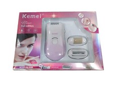 Kemei Lady Shaver 3 In 1 Luxurious Hair Removal System/Epilator/Rechargeable 