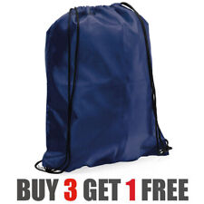Nylon Drawstring Rucksack Bag Swimming Backpack for School PE Kit Sports Gear
