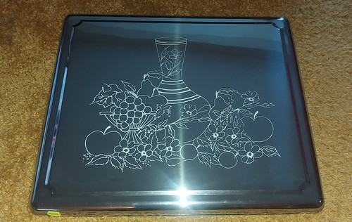 Set vintage metal serving - 2,