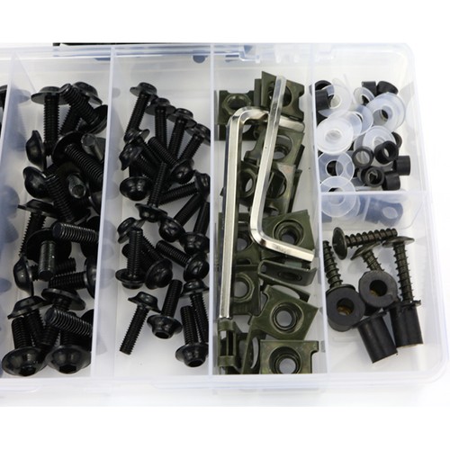 Fairing bolt fasteners black - bolt,