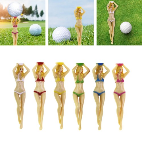 Novelty golf tees holder - novelty, lady
