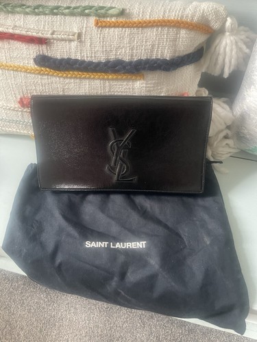 Saint laurent black patent - black,