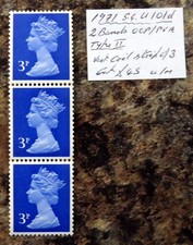 GB 1971 Machin 3p Coil Strip