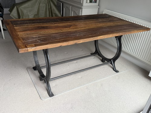 Industrial dining table - industrial, large