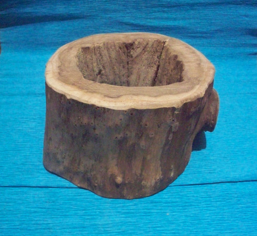 Rustic hollow oak log - rustic,