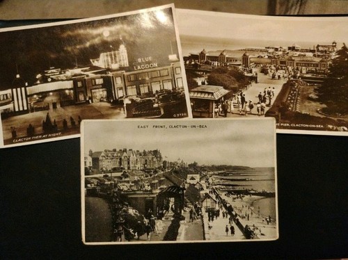 Clacton sea postcards - 3,