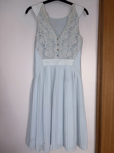 Ted baker pastel blue pleated - blue,