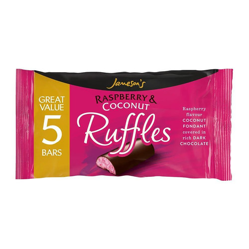 Raspberry coconut ruffles - raspberry, &