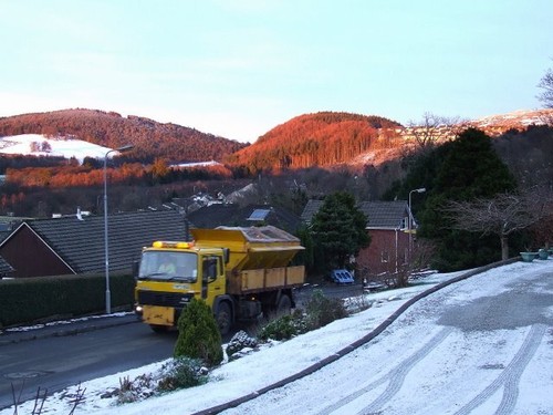 Photo 6x4 gritter station - photo, on