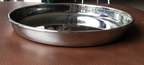 Stainless steel flat round - stainless,