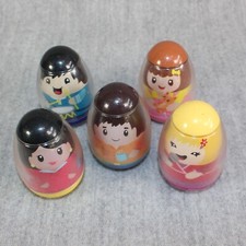 WEEBLES PLAYSKOOL Hasbro 2009 Wobble Figures Woman Man Singer Girl Drummer Toys