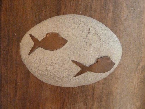 Hand worked natural rock stone - natural,