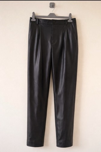 Zara faux leather trousers - faux,