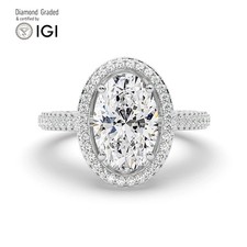 Oval Diamond Engagement Ring