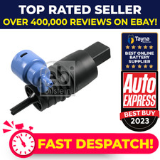 Washer Pump fits VAUXHALL GRANDLAND X 1.2 Front 2017 on 013250357 1450059 Febi