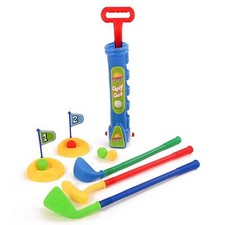 JUNIOR PLASTIC GOLF CADDY SET