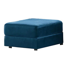 Fernando Blue L Shape Corner Sofa 3&2 Seater Sofa Suite Soft Plush Velvet Fabric