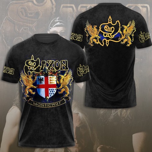 Vtg saxon band lion - vtg,