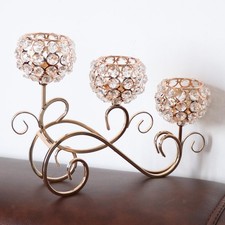 Candle Holder 3 Arms Globle