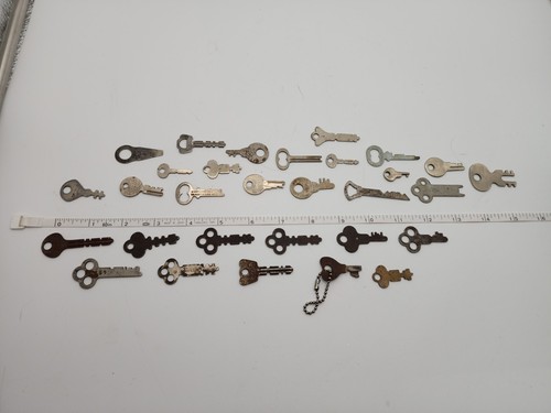 Lot various lock keys - lock, keys-