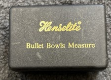 HENSELITE BULLET LAWN BOWLS