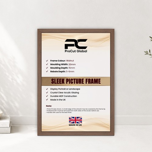 Black sleek picture - black, frame