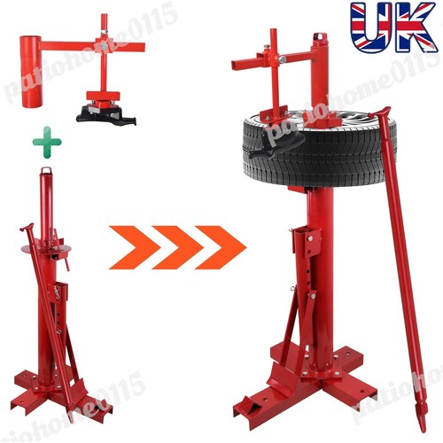 Portable manual tire changer - tire,