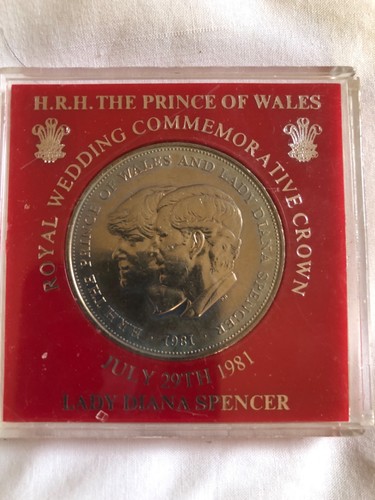 1981 royal wedding - wedding, coin