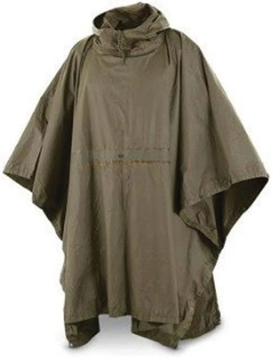 German army green poncho - german,