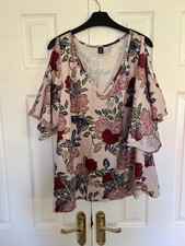 **Shein** Pink Cold Shoulder