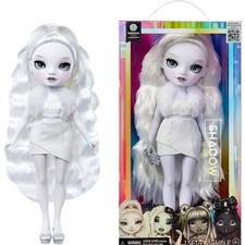 Rainbow High Shadow High Natasha Zima - Grayscale 28cm Fashion Doll, White Hair