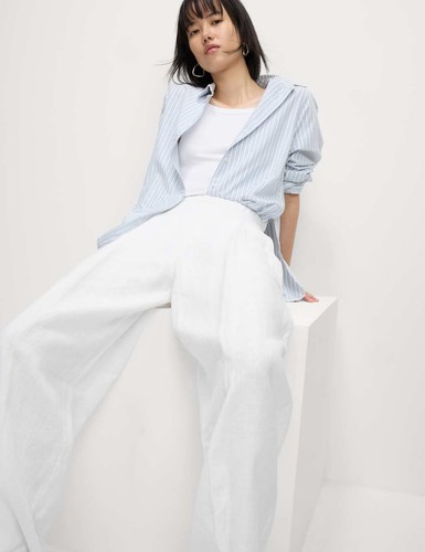 Marks spencer womens linen - &,