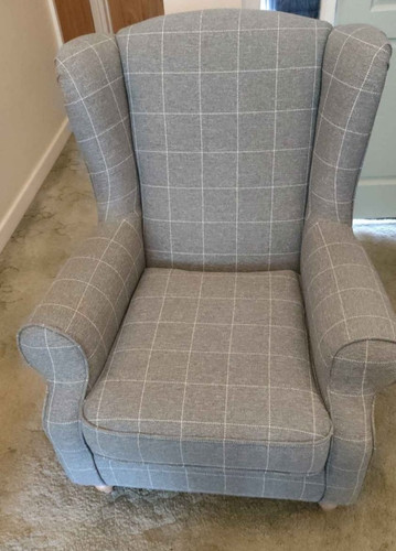 Sherlock high back armchair - back,